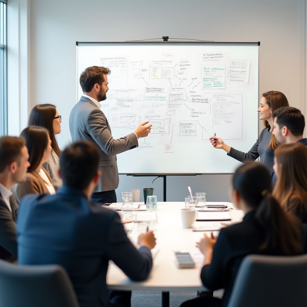 Equipo en Sesión Estratégica